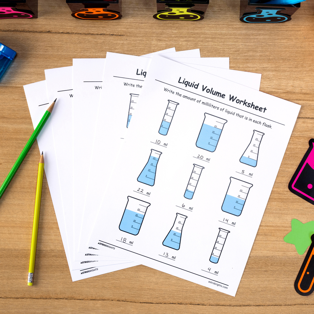 Liquid Volume Worksheet