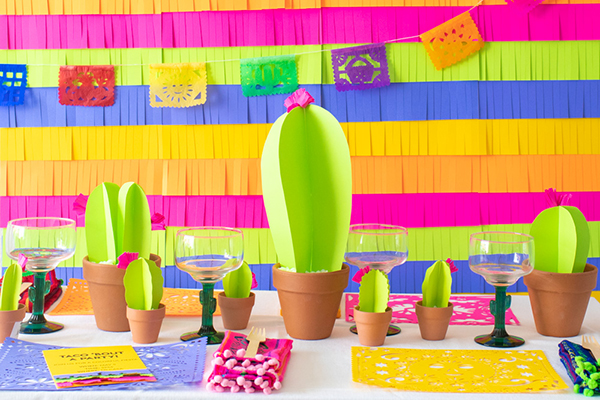 Main Image Colorful Paper Fiesta decor Cinco de Mayo