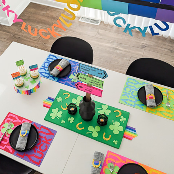 Merriment Design St Patrick Centerpiece and Cupcake Topper 