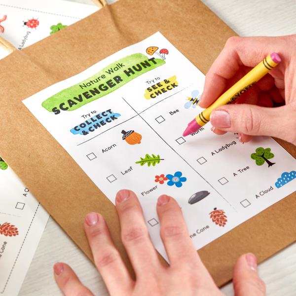 Nature Walk Scavenger Hunt