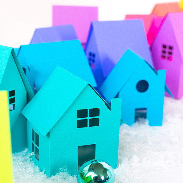 Rainbow Holiday Village Template