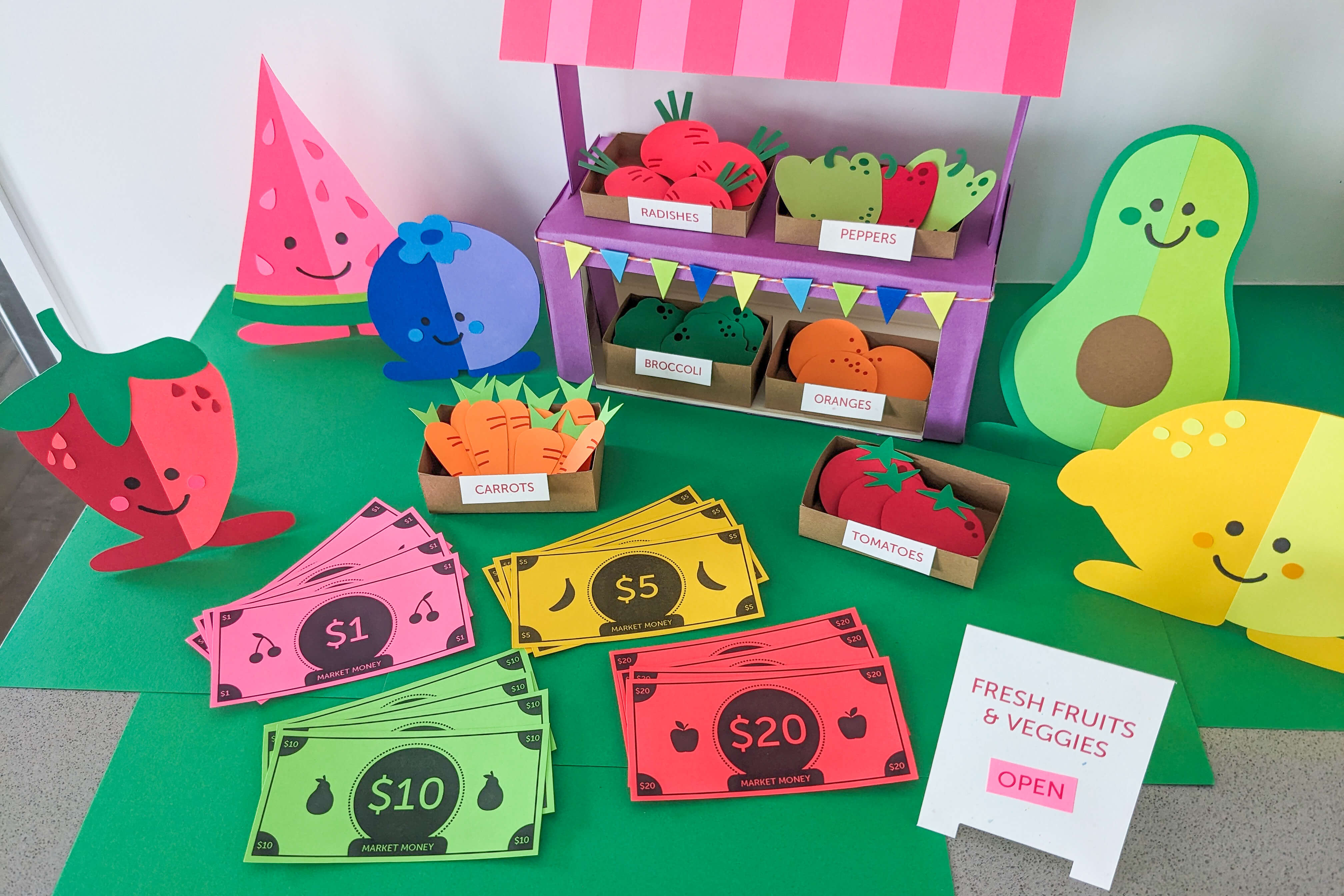 farmers market playset