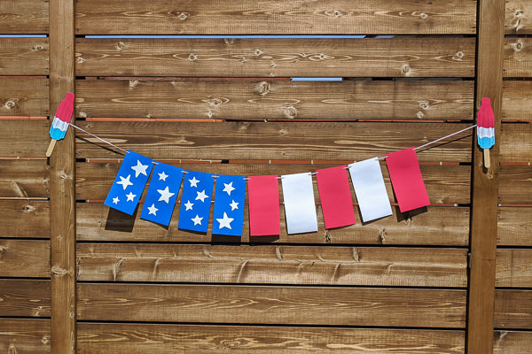 Deconstructed Flag Banner 
