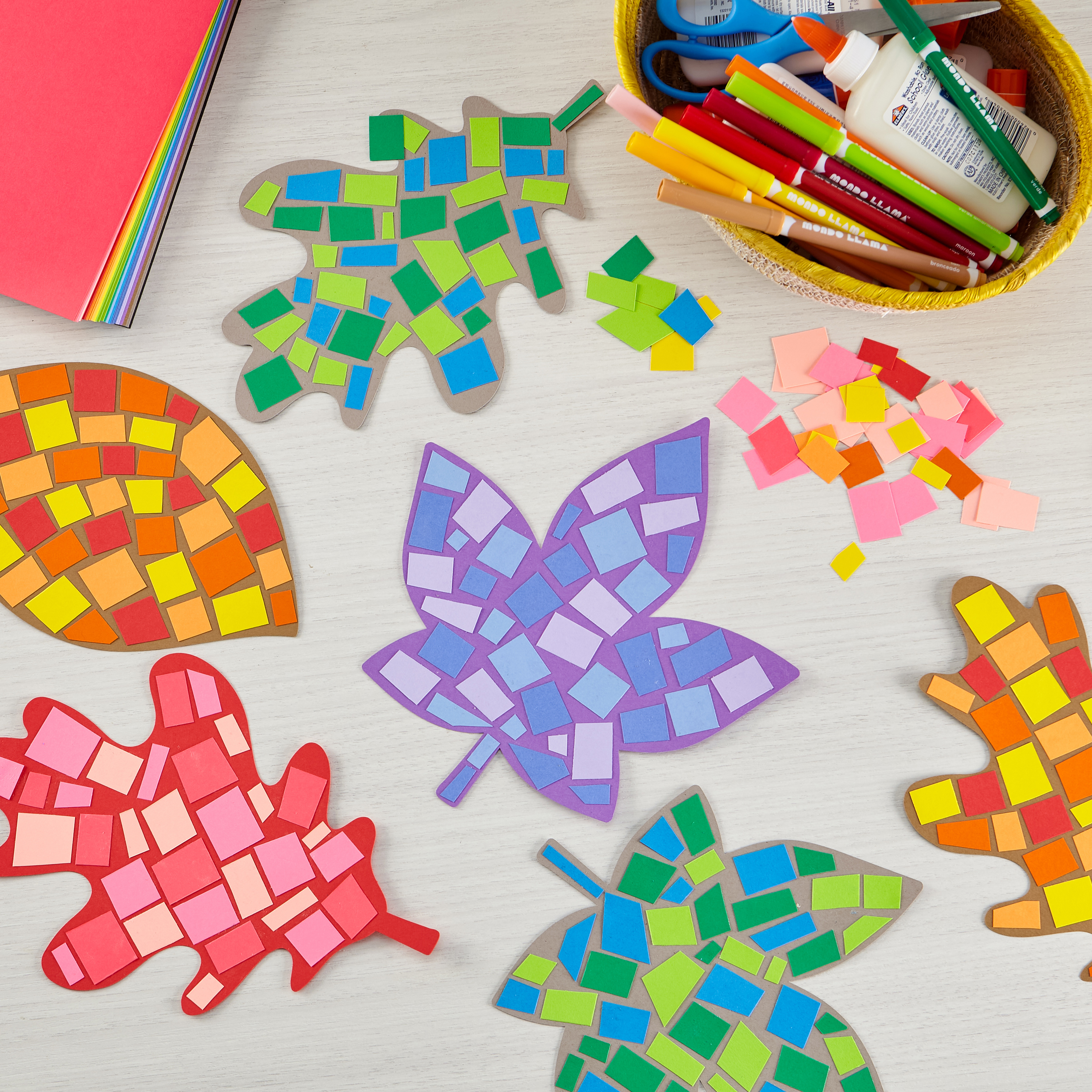 Leaf-Mosaic-Template