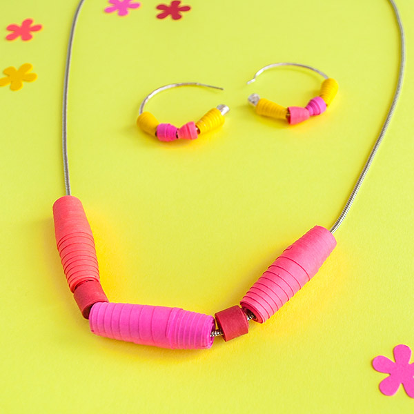 Paper Bead Jewelry Template 