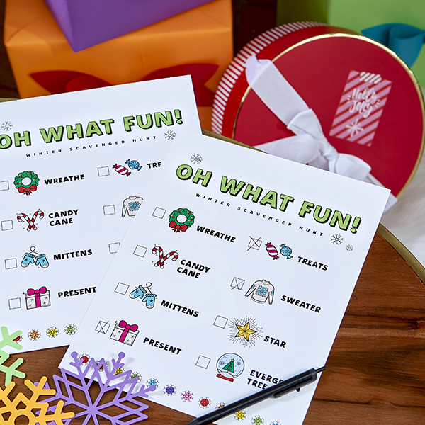 Winter Scavenger Hunt